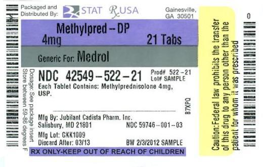 Methylpred DP 4mg Label Image