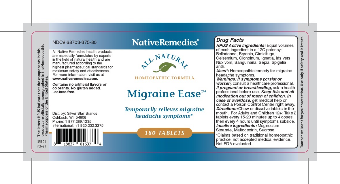 Migraine Ease label