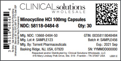 Minocycline 100mg Capsules 30 count blister card