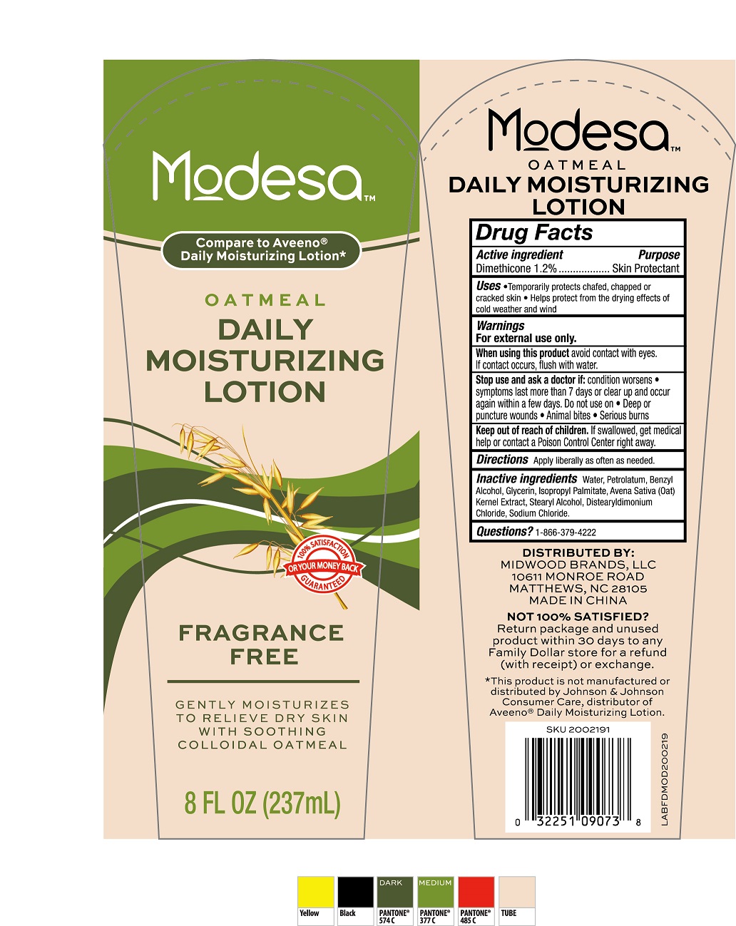 Oatmeal Daily Moisturizing 8oz. | Dimethicone Lotion while Breastfeeding