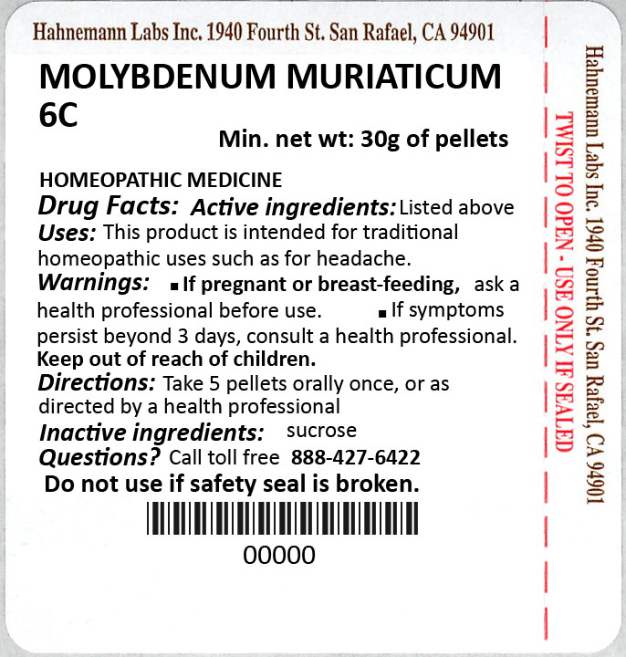 Molybdenum Muriaticum 6C 30g