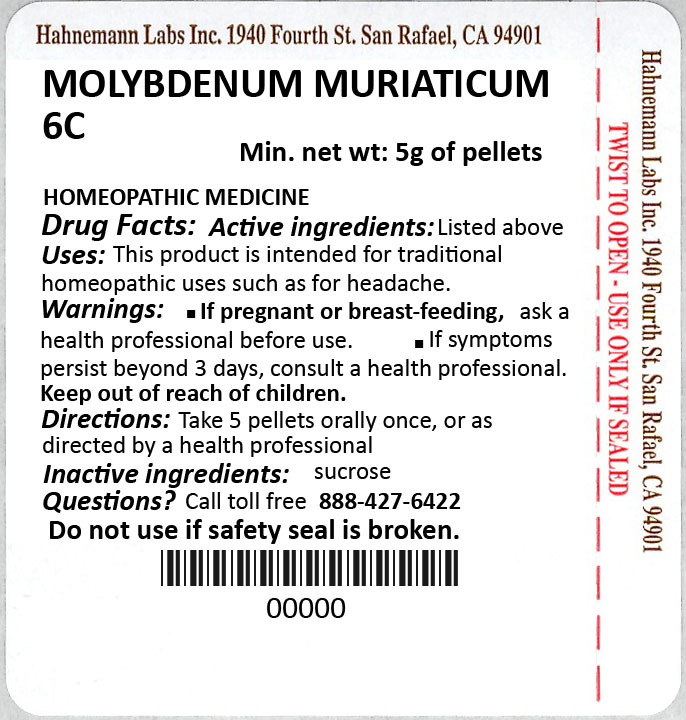 Molybdenum Muriaticum 6C 5g