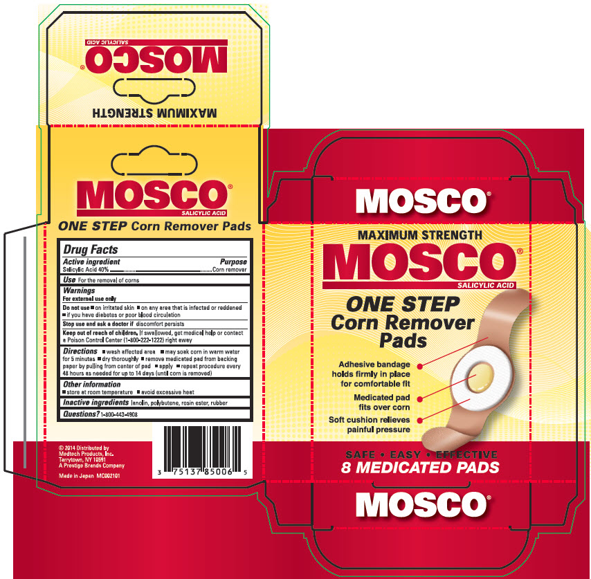 MOSCO One Step Corn Remover Pads Carton