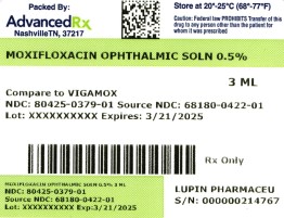Moxifloxacin 0.5% Ophthalmic Susp 3ML