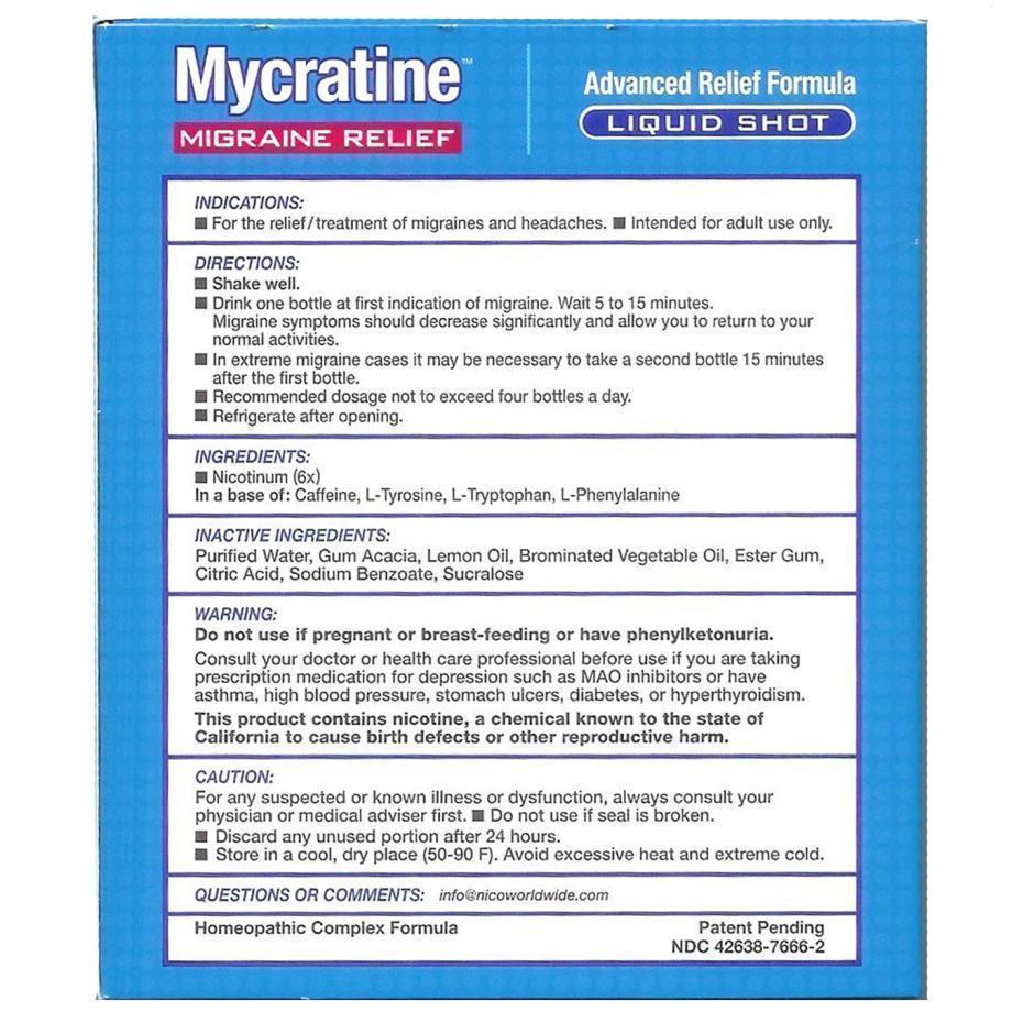 Mycratine Box Label