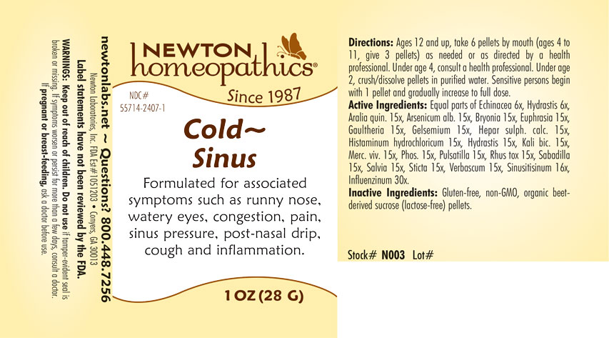 Cold - Sinus | Newton Laboratories, Inc. Breastfeeding