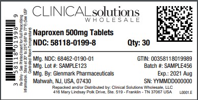 Naproxen 500mg tablets 30 ct blister card