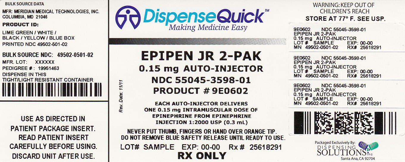 Epipen Jr Epinephrine Auto Injector