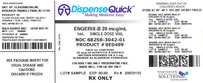 Label Image For 20 mcg/ 1 ml Vial Carton