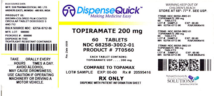 topiramate-label-200 mg