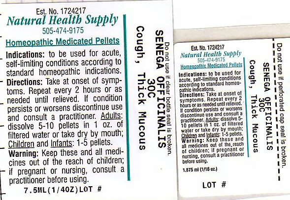 Cough Thick Mucous Label