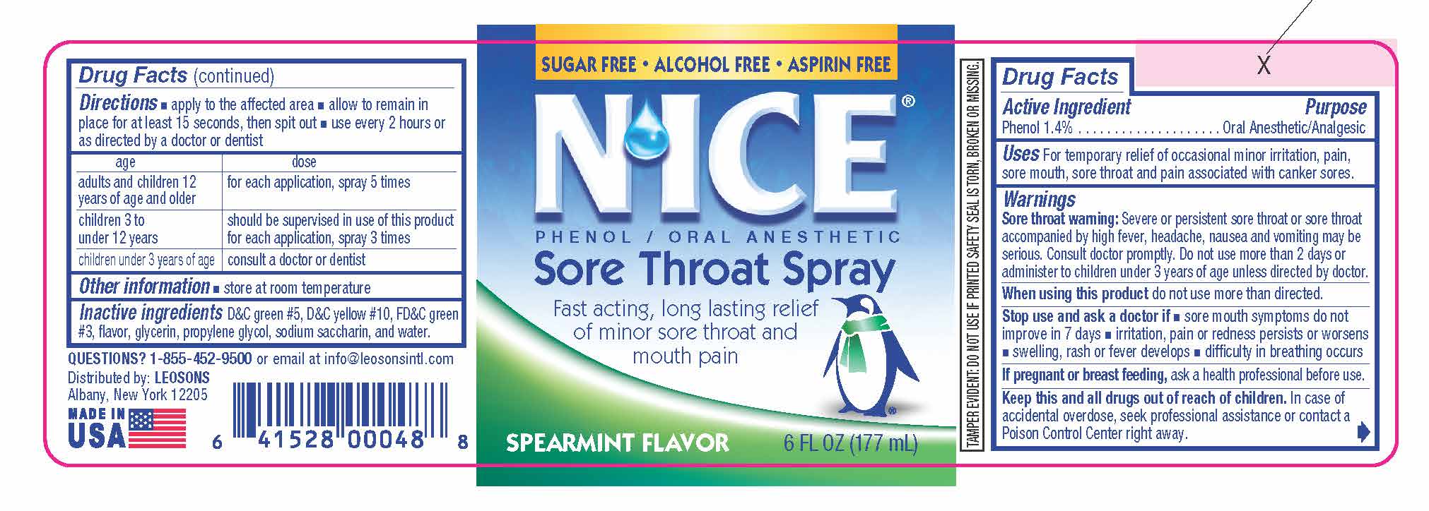 NICE Throat Spearmint