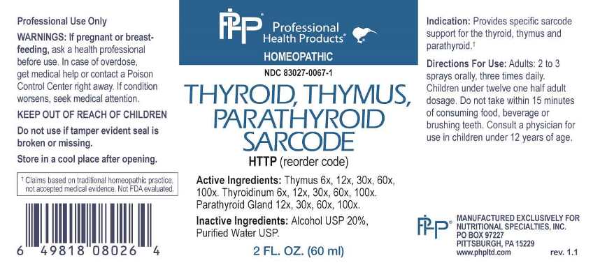 THYROID, THYMUS,  PARATHYROID  SARCODE