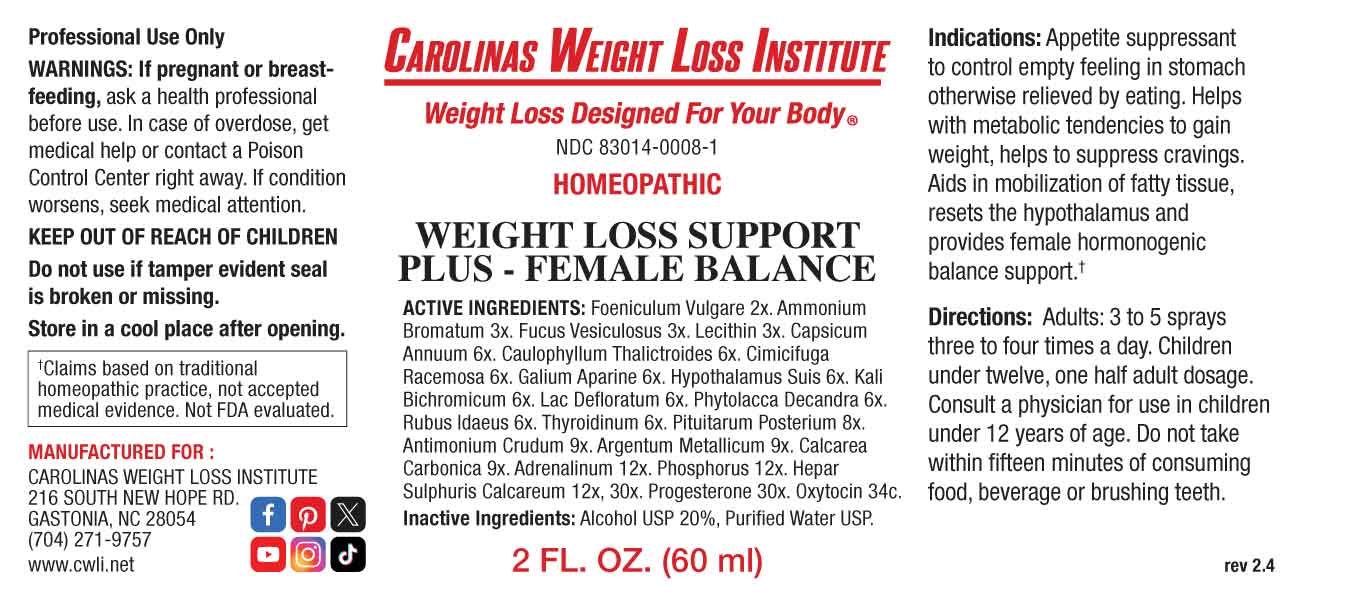 WEIGHT LOSS SUPPORT  PLUS - FEMALE BALANCE