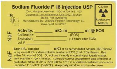 25 mL Multiple-dose vial shield label