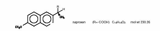 Naproxen Structural Formula