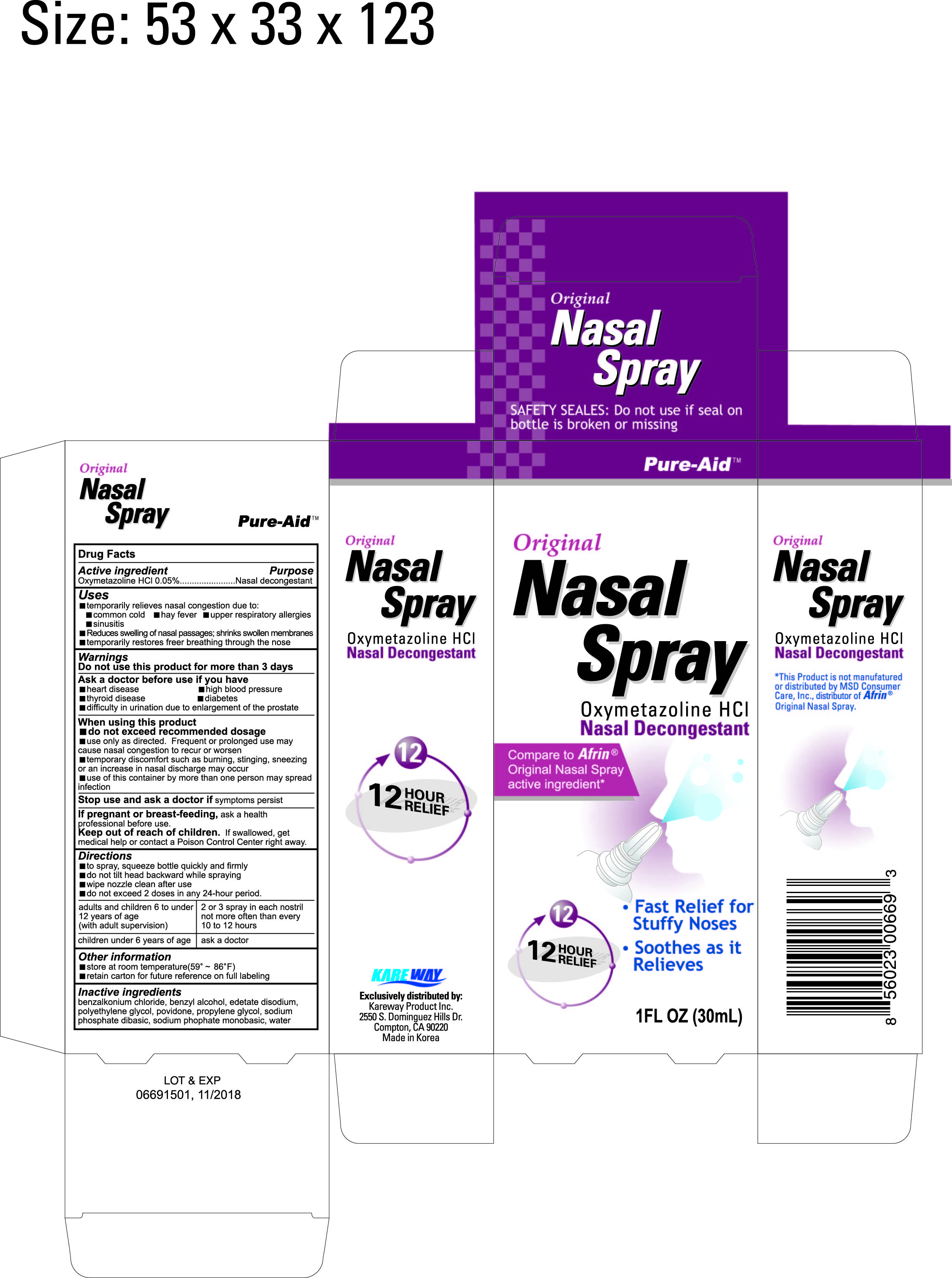 Nasal Decongestant | Oxymetazoline Hcl Spray while Breastfeeding