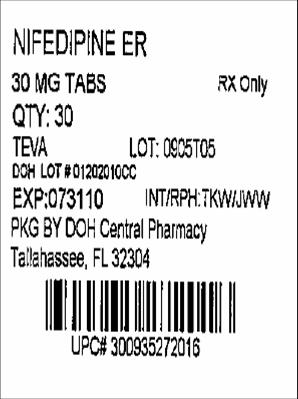 Image of 30 mg - 30 Tablets Label