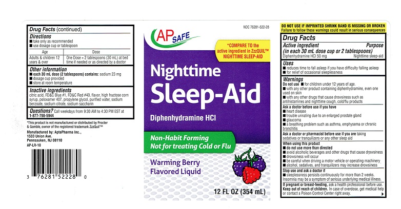 Nighttime Sleep-aid Non-habit Forming | Diphenhydramine Hci Liquid Breastfeeding