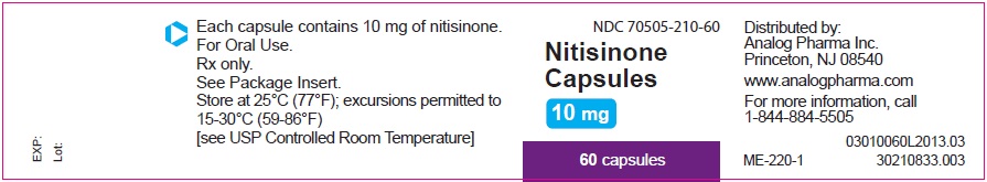 Nitisinone 10mg immediate container label