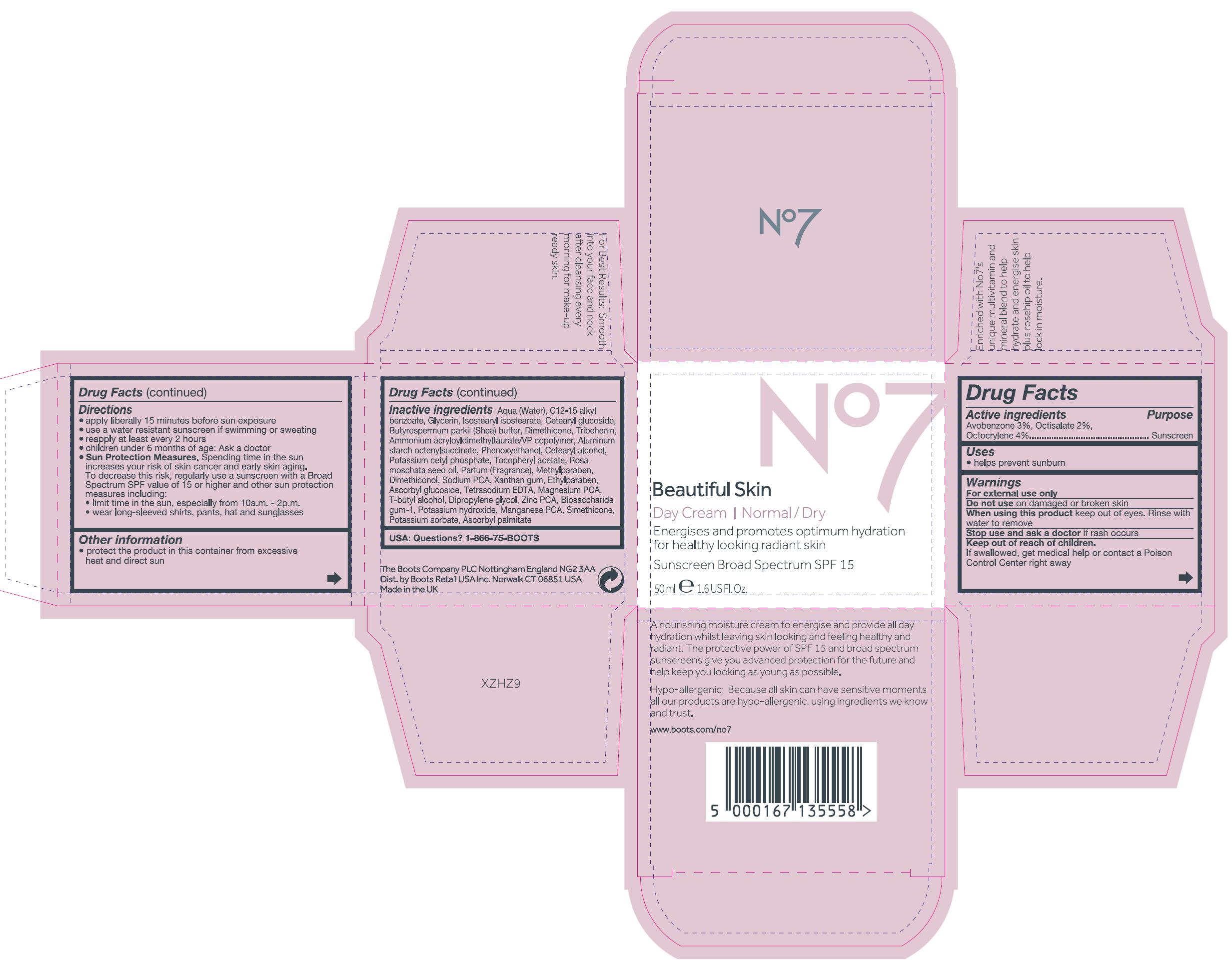 No7 Beautiful Skin Day Normal Dry Sunscreen Broad Spectrum Spf 15 Breastfeeding