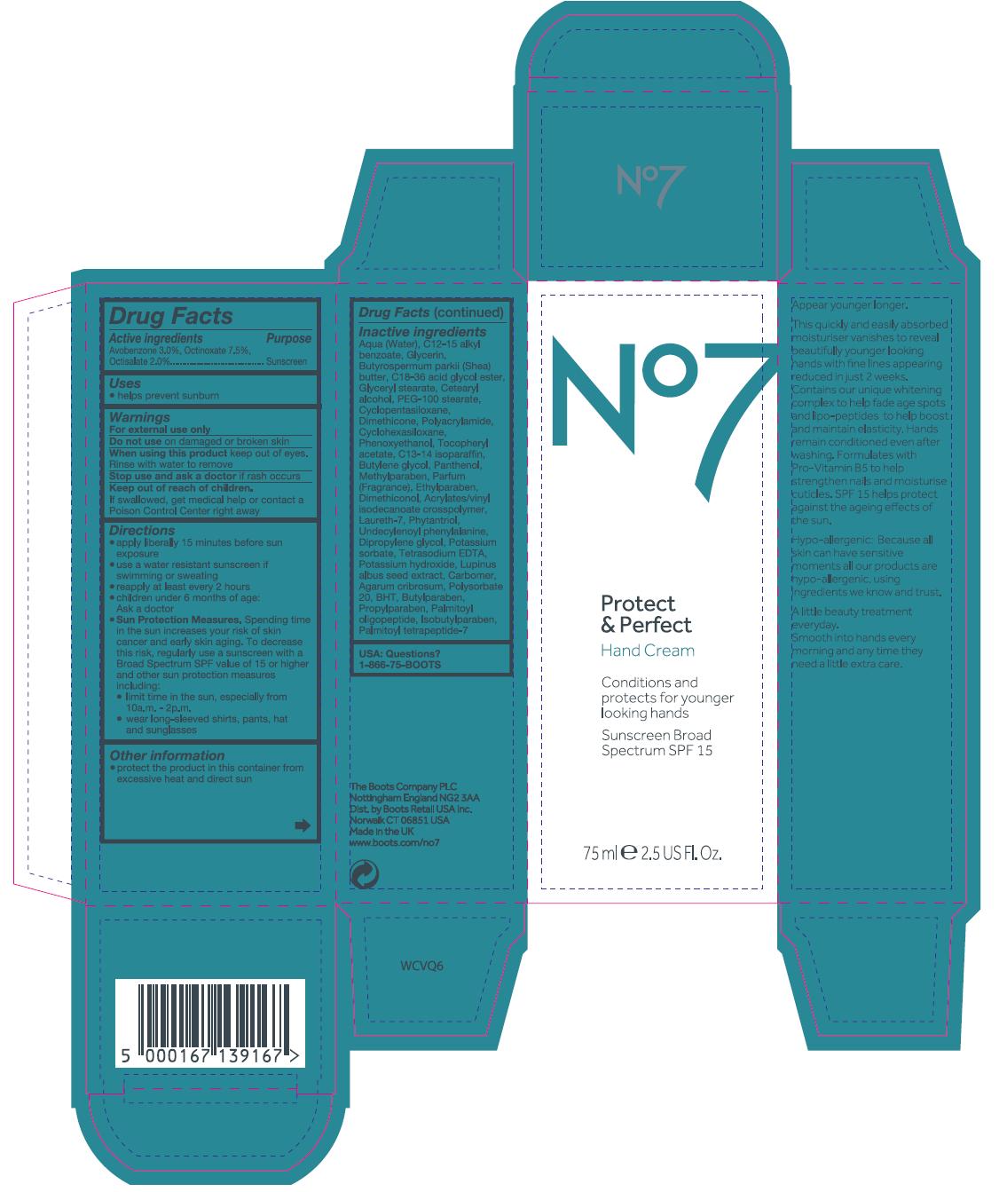 No7 Protect And Perfect Hand Cream Sunscreen Broad Spectrum Spf 15 while Breastfeeding