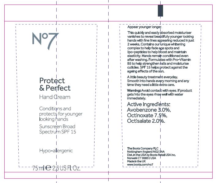 No7 PP Hand Cream SPF 15 tube