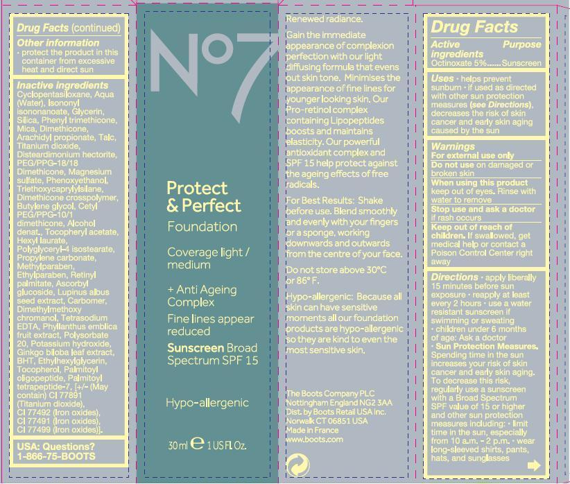 No7 Protect And Perfect Foundation Sunscreen Broad Spectrum Spf 15 Calico | Octinoxate Emulsion Breastfeeding