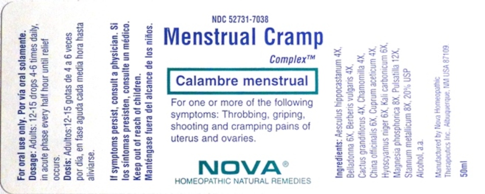 Menstrual Cramp Complex Bottle