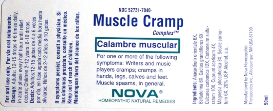 Muscle Cramp Complex Bottle