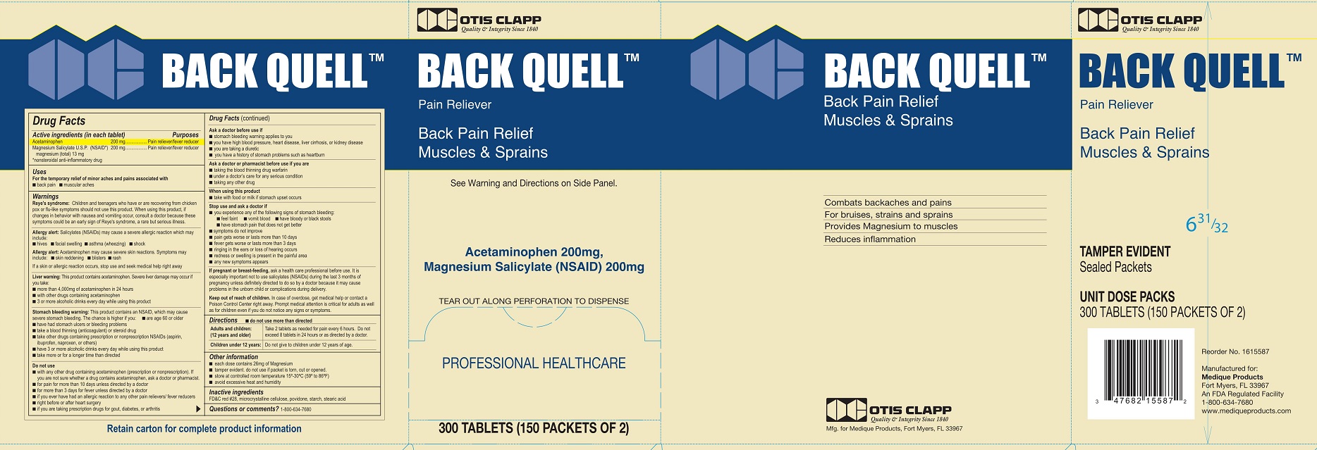 OC Back Quell Label