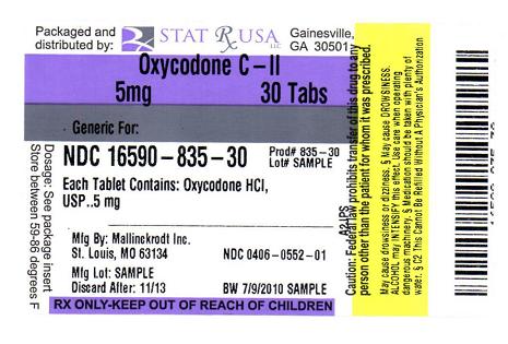 OXYCODONE 5MG LABEL IMAGE
