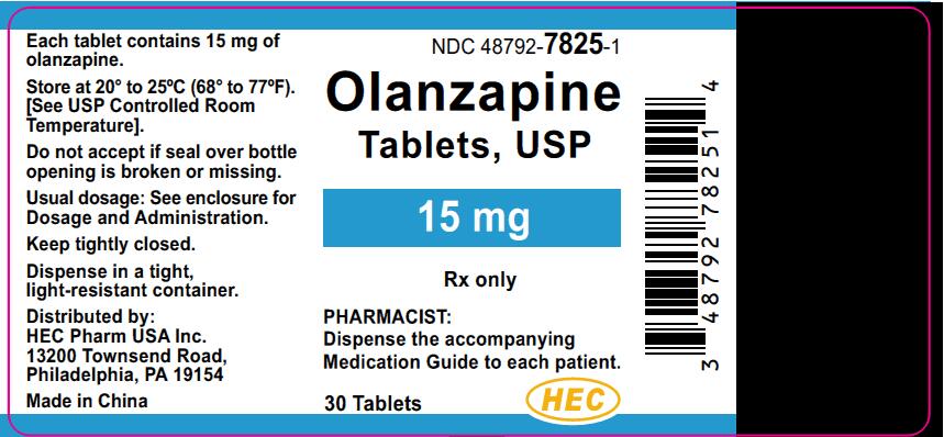 PACKAGE LABEL - Olanzapine Tablets USP, 15 mg


