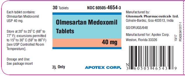 Olmesartan Tablets - Package Label - 40 mg 30 ct Bottle Label
