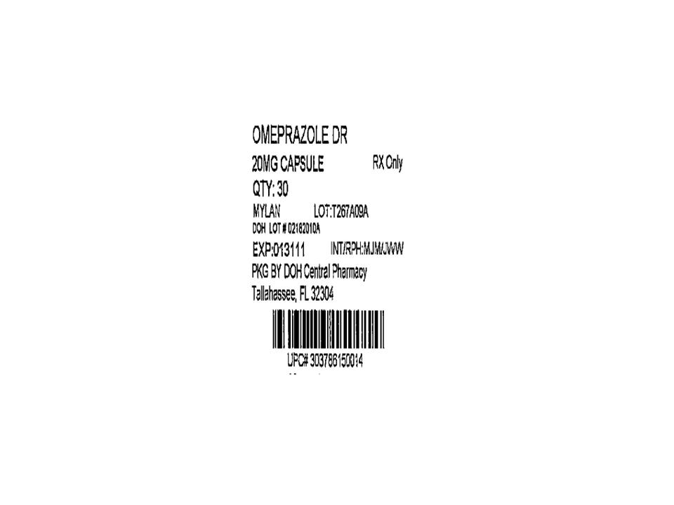 Omeprazole Delayed-Release Capsules 20 mg 