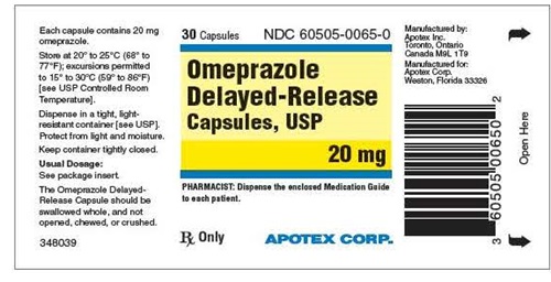 Omeprazole product label