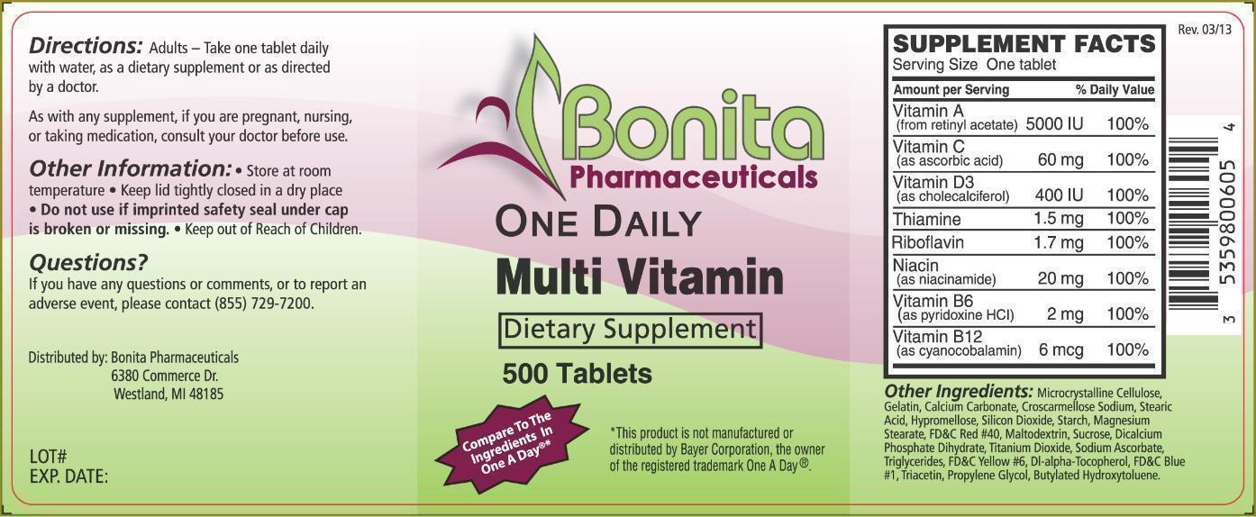 One Daily Multivitamin 500ct