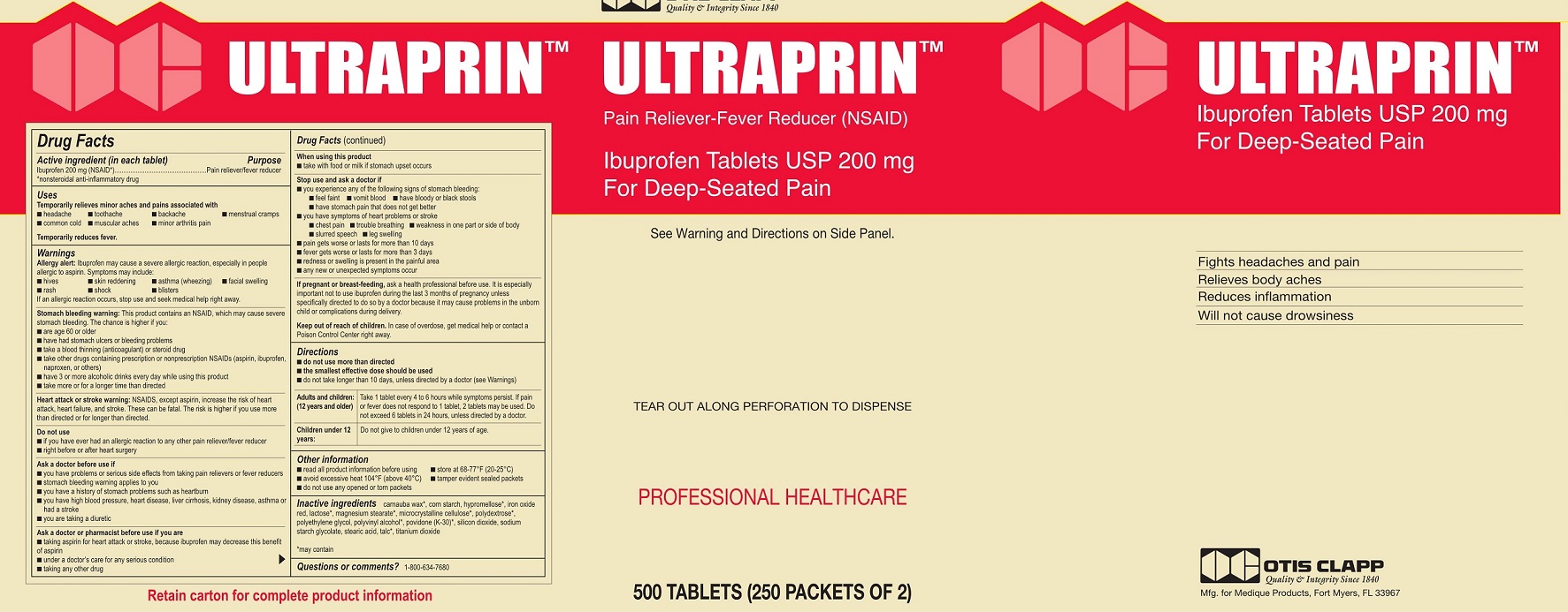 Otis Clapp Ultraprin Label 1-31-19