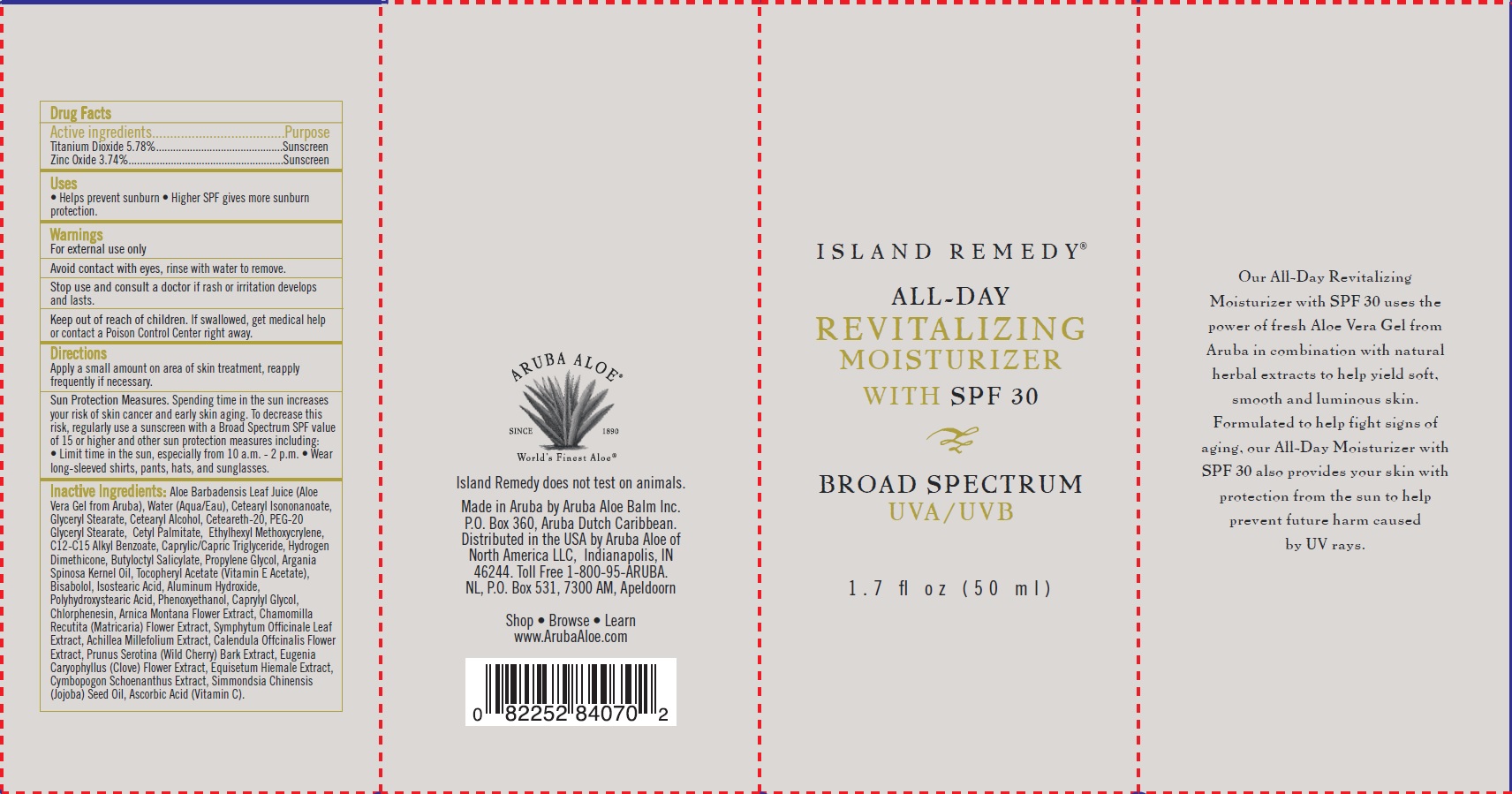 Is Island Remedy All-day Revitalizing Moisturizer With Spf 30 | Titanium Dioxide, Zinc Oxide Cream safe while breastfeeding