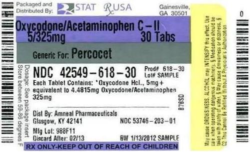 Oxy-APAP 5_325 mg Label Image