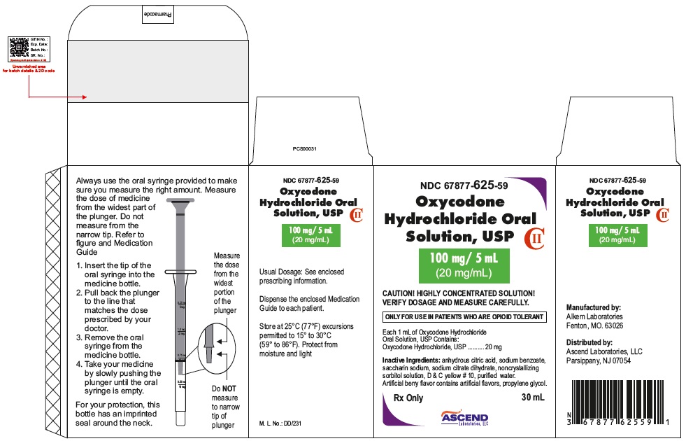 Oxycodone 30 mL Carton Label