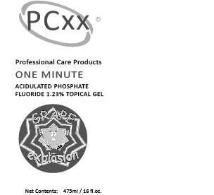 Pcxx One Minte Gel Grape Explosion | Fluoride Treatment Gel Breastfeeding