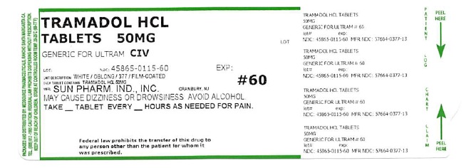 Tramadol HCl Tablets 50 mg