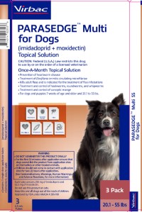 Label for dogs 20 to 55 pounds