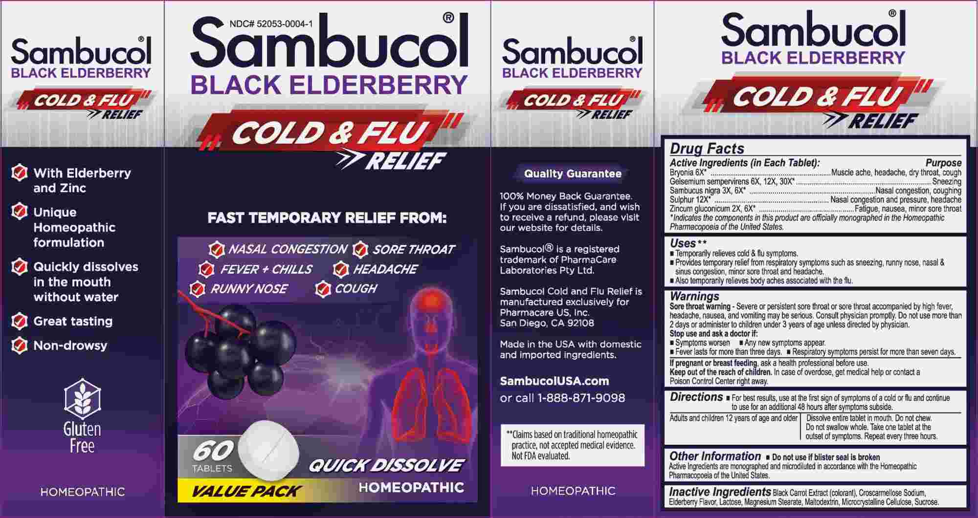 Sambucol COLD & FLU  RELIEF