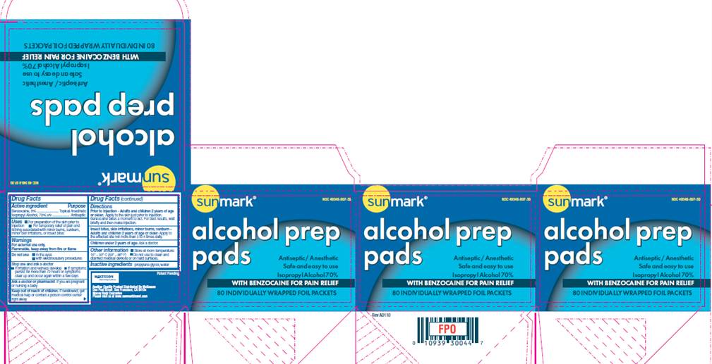 Alcohol Prep Pads With Pain Relief | Benzocaine Swab Breastfeeding