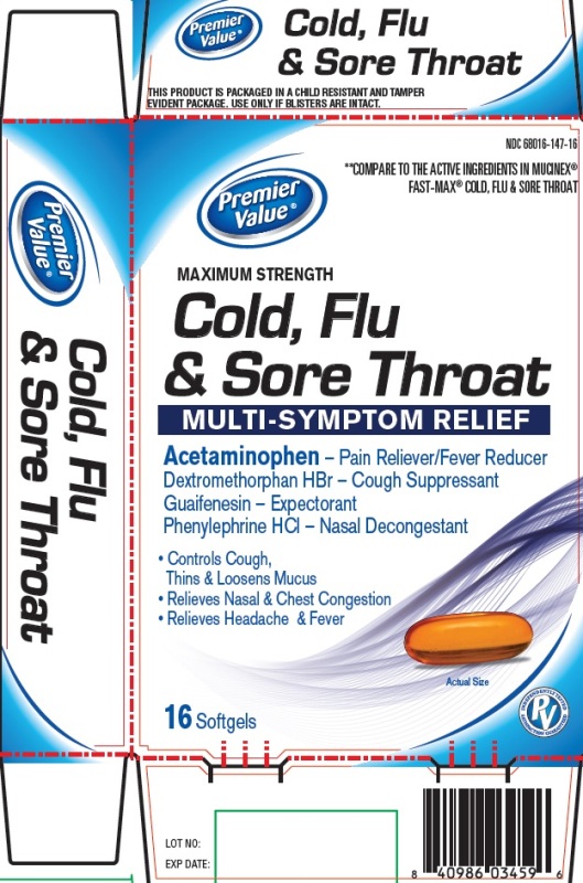 Cold Flu And Sore Throat Relief | Acetaminophen, Dextromethorphan Hydrobromide, Guaifenesin, Phenylephrine Hydrochloride Capsule while Breastfeeding