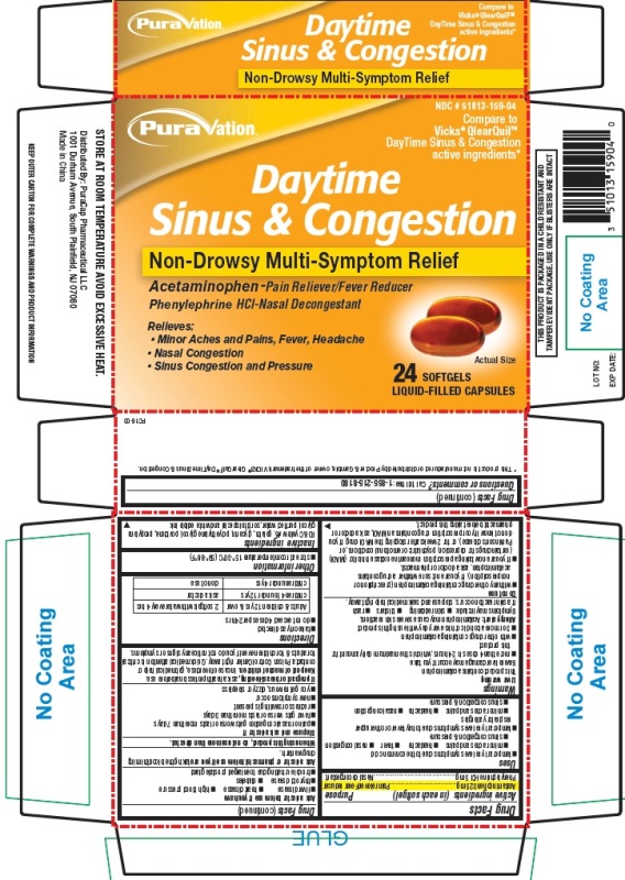 Daytime Sinus And Congestion | Acetaminophen, Phenylephrine Hydrochloride Capsule while Breastfeeding