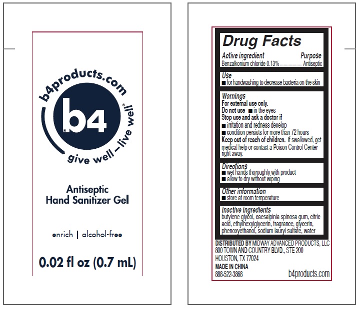 Packet label and drug facts