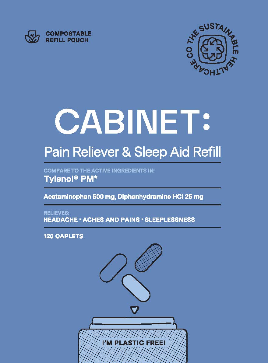 Pain Reliever PM SleepAid Pouch Front